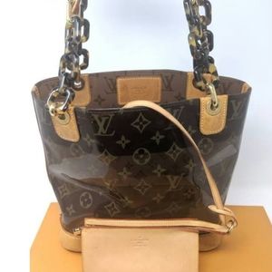 Louis Vuitton Sac Ambre PM Monogram Vinyl Tote Han